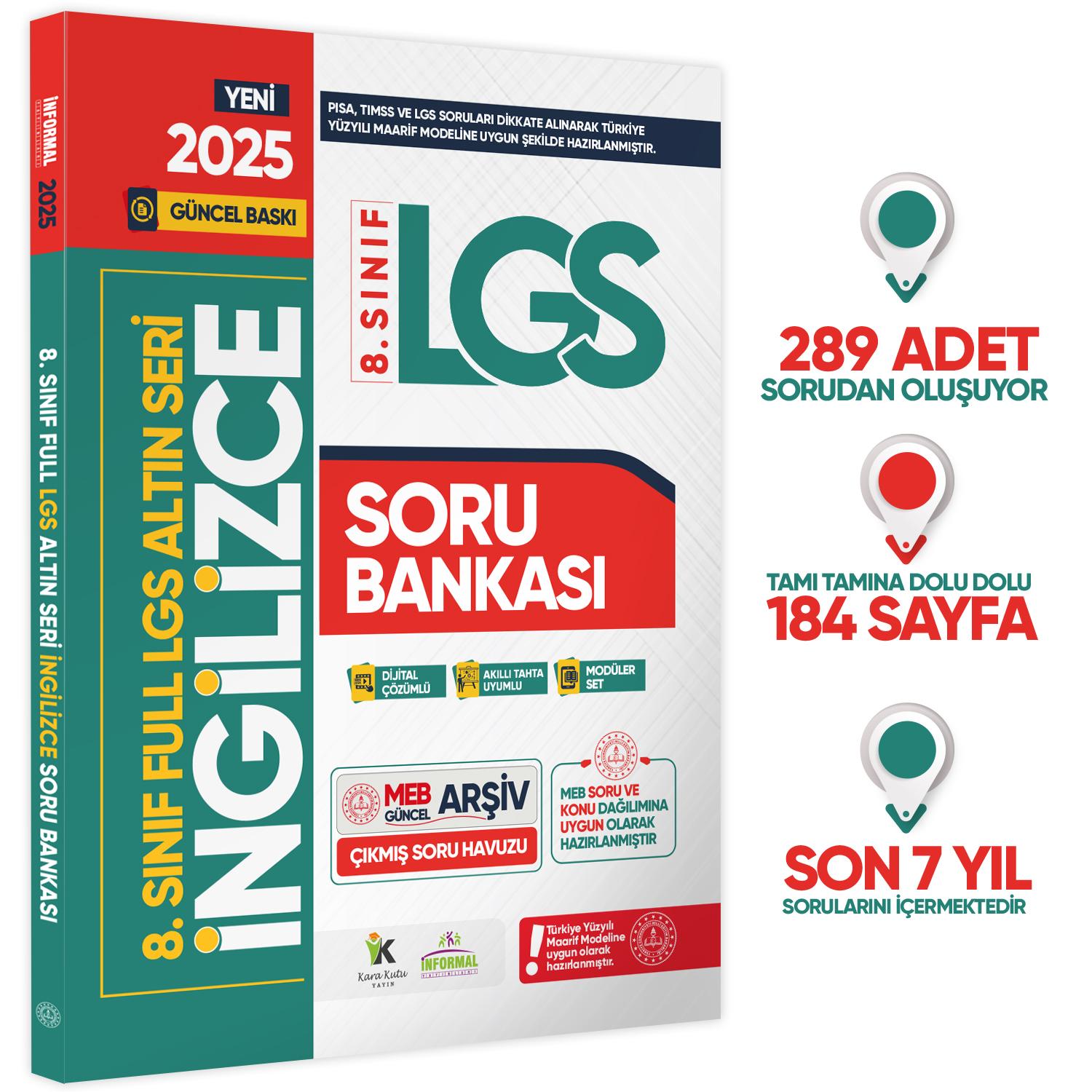 2025%208.Sınıf%20Full%20LGS%20Altın%20Seri%20İNGİLİZCE%20MEB%20Çıkmış%20Soru%20Bankası%20Modüler%20Seti%20PDF/Video%20Çözümlü