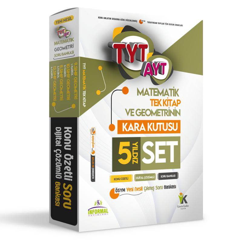  YKS-TYT Matematiğin%20TEK%20KİTAP%20ve%20Geometrinin%20Kara%20Kutusu Konu%20Ö.Dijital%20Çözümlü%20%20Soru%20Bankası