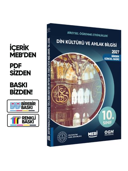 2027 MEBİ 10.Sınıf Maarif Modeli Yeni Müfredat DKB Bireysel Öğrenme Etkinlik Kitabı Baskı Ücreti 2027 MEBİ 10.Sınıf Maarif Modeli Yeni Müfredat DKB Bireysel Öğrenme Etkinlik Kitabı Baskı Ücreti