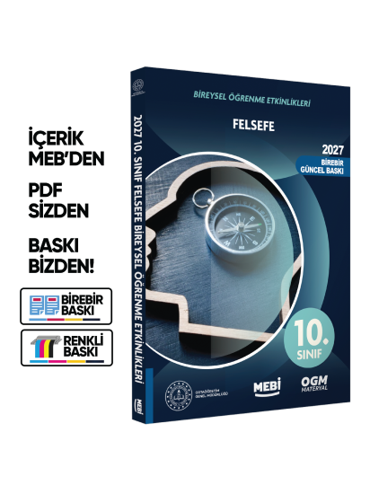 2027 MEBİ 10.Sınıf Maarif Modeli Yeni Müfredat FELSEFE Bireysel Öğrenme Etkinlik Kitabı Baskı Ücreti 2027 MEBİ 10.Sınıf Maarif Modeli Yeni Müfredat FELSEFE Bireysel Öğrenme Etkinlik Kitabı Baskı Ücreti
