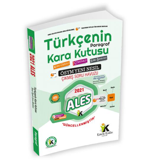 ALES Türkçenin Kara Kutusu Paragraf Konu Özetli Dijital Çözümlü Çıkmış Soru Bankası