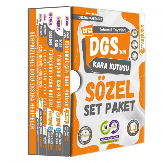 DGS’nin Kara Kutusu SÖZEL Set Paket Konu Özetli Dijital Çözümlü Çıkmış Soru Bankası