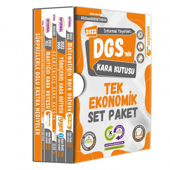 DGS’nin Kara Kutusu TEK Ekonomik Set Paket Konu Özetli Dijital Çözümlü Çıkmış Soru Bankası