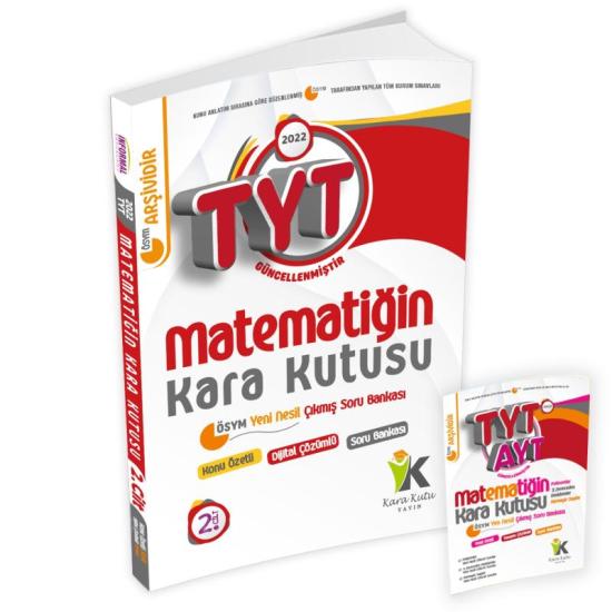 YKS-TYT Matematiğin Kara Kutusu 2. Cilt PROBLEM K.Ö. Dijital Çözümlü ÖSYM Çıkmış Soru Bankası