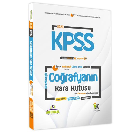 KPSS Coğrafyanın Kara Kutusu Konu Özetli Dijital Çözümlü ÖSYM Çıkmış Soru Havuzu Bankası