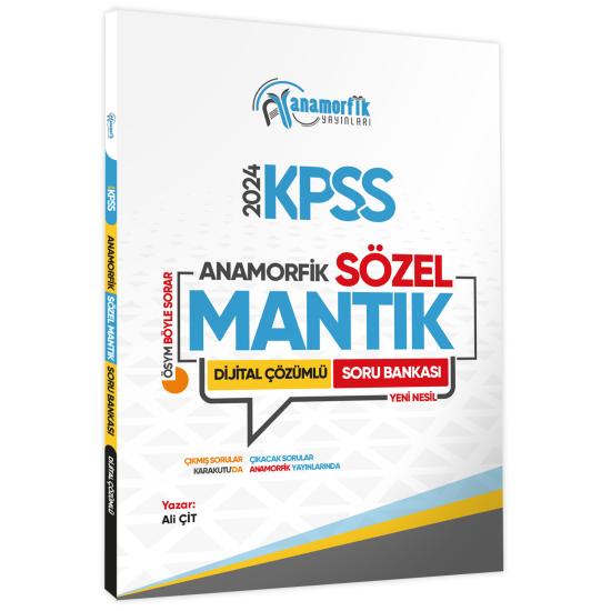 2024 KPSS Anamorfik Sözel Mantık Soru Bankası Yeni Müfredat Dijital Çözümlü