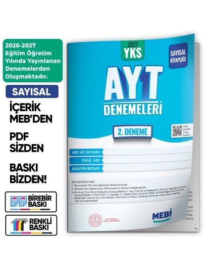 2027 YKS-AYT SAYISAL MEBİ ONLİNE Türkiye Geneli 2. Deneme Büyük Boy RENKLİ BASKI ÜCRETİ 2027 YKS-AYT SAYISAL MEBİ ONLİNE Türkiye Geneli 2. Deneme Büyük Boy RENKLİ BASKI ÜCRETİ