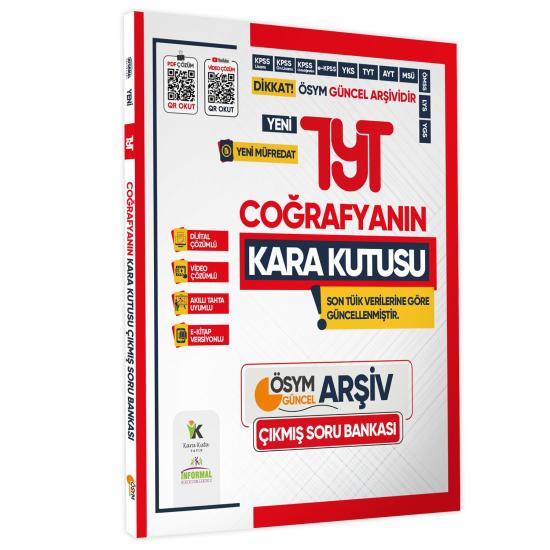 2025 TYT COĞRAFYANIN Kara Kutusu ÖSYM Çıkmış Soru Havuzu Bankası Maarif Modeli Video/PDF Çözümlü