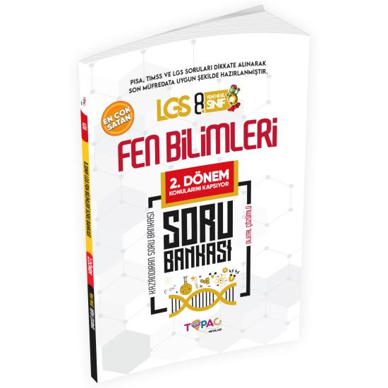 2025 8.Sınıf LGS Fen Bilimleri 2.DÖNEM Dijital Çözümlü Soru Bankası Topaç Yayınları