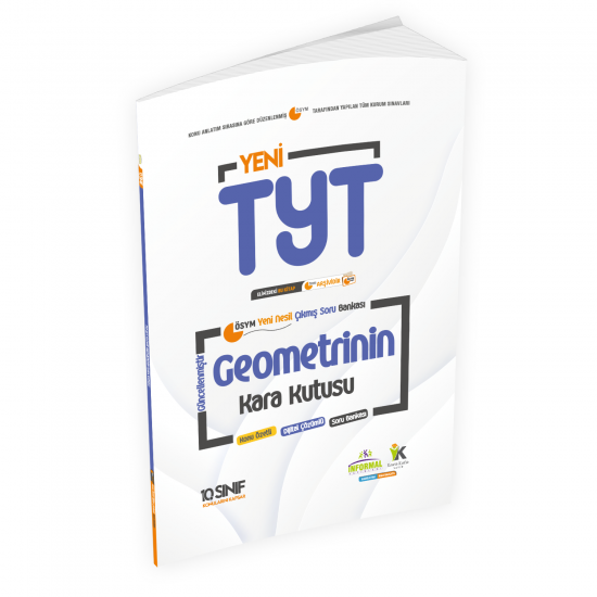 YKS-TYT GEOMETRİNİN Kara Kutusu 2.Kitap Konu Ö.Dijital Ç. Soru BANKASI (10.Sınıf TYT konuları)