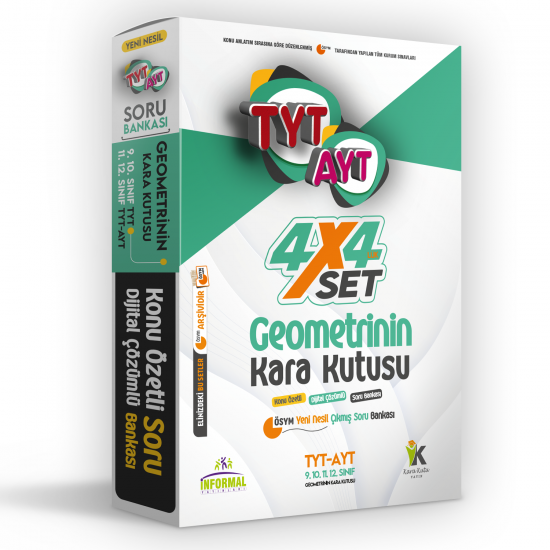 YKS TYT-AYT Geometrinin Kara Kutusu Konu Özetli D. Çözümlü ÖSYM Çıkmış Soru FASİKÜL PAKET SET