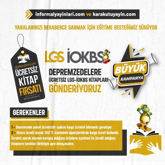 İnformal LGS-İOKBS (BURSLULUK) Afetzede Yardım Paketi