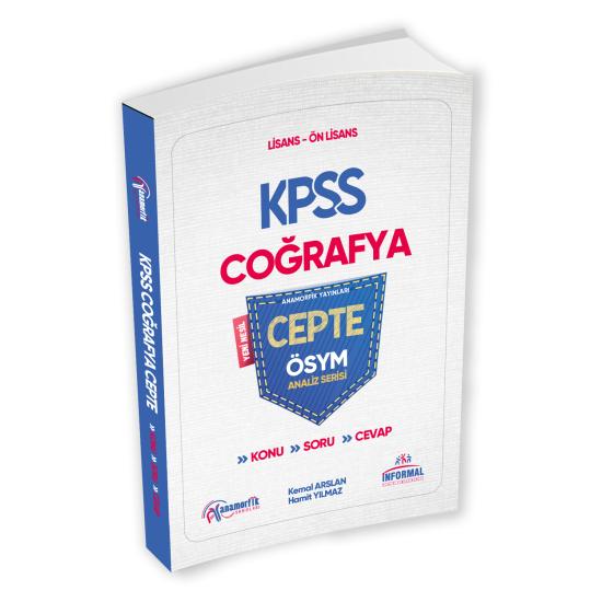 2024 KPSS Lisans Ön Lisans Coğrafya Cepte Konu Anlatımlı Soru-Cevap ÖSYM Analiz Serisi Son TÜİK Ekli