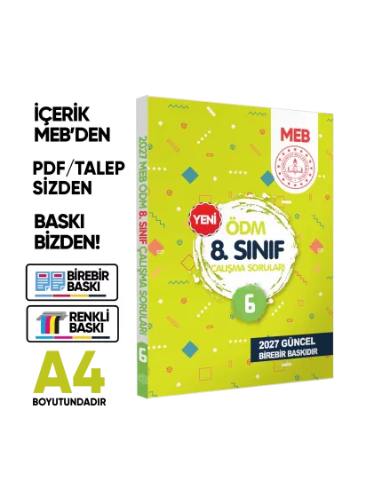 2027 8.Sınıf FULL LGS Altın Seri(FULAS)ve6lı Modül ÖDM Set MEB Çıkmış Çalışma Kitapları BASKI ÜCRETİ 2027 8.Sınıf FULL LGS Altın Seri(FULAS)ve6lı Modül ÖDM Set MEB Çıkmış Çalışma Kitapları BASKI ÜCRETİ