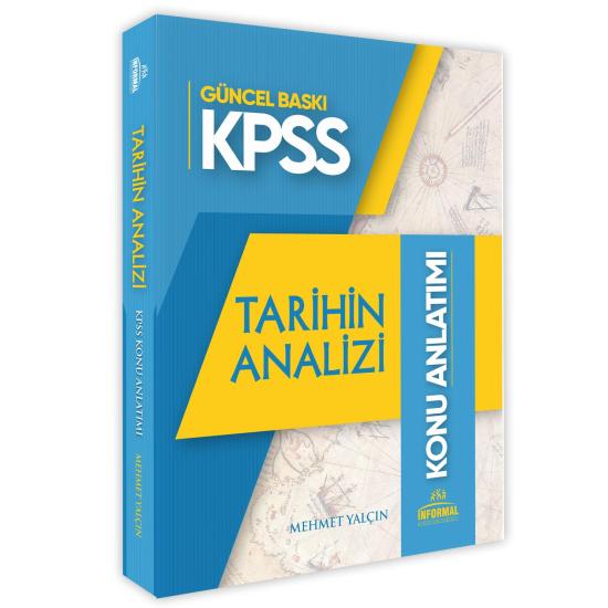 2025 KPSS Tarihin Analizi Konu Anlatım Kitabı İnformal Yayınları Detay Bilgiler Pratik Notlar