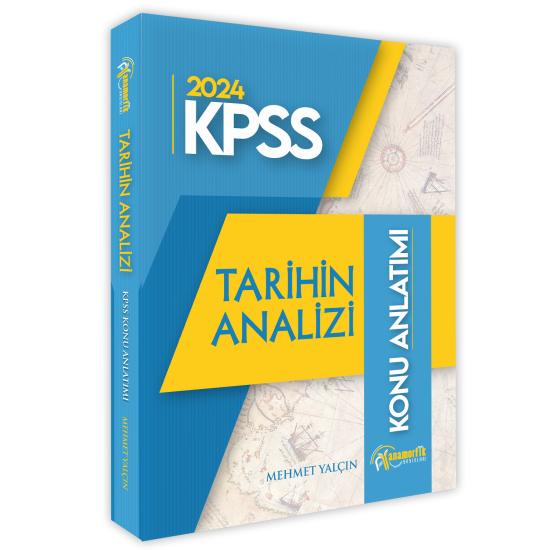 2024 Anamorfik Yayınları KPSS Pratik Notlarla Tarihin Analizi Konu Anlatımı