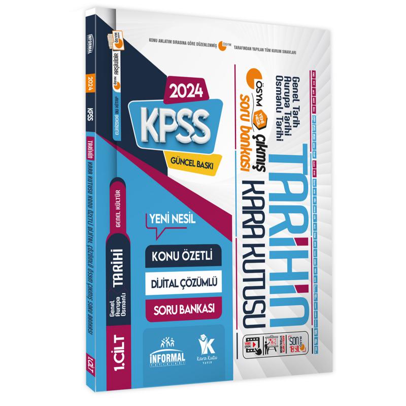 2024%20KPSS%20Tarihin%20Kara%20Kutusu%201.Cilt%20Dijital%20Çözümlü%20Konu%20Özetli%20ÖSYM%20Çıkmış%20Soru%20Havuzu%20Bankası